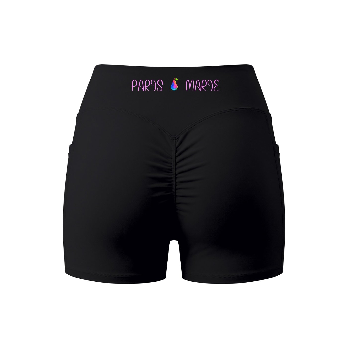 POLINE'S "PARIS MARIE" Collection Pocket Yoga Shorts - Image 10