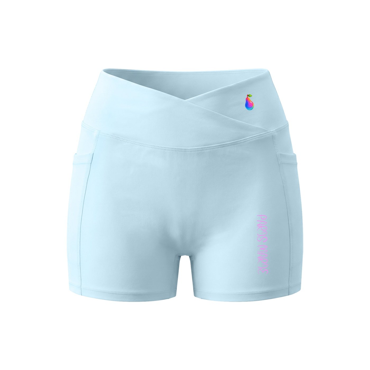 POLINE'S "PARIS MARIE" Collection Pocket Yoga Shorts - Image 5
