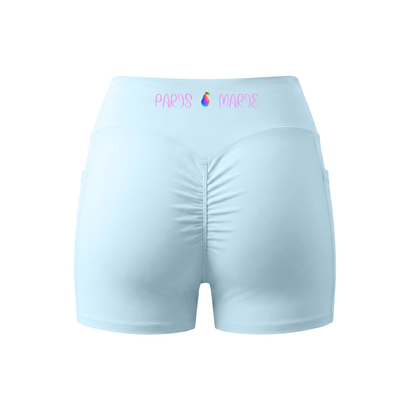 POLINE'S "PARIS MARIE" Collection Pocket Yoga Shorts - Image 9