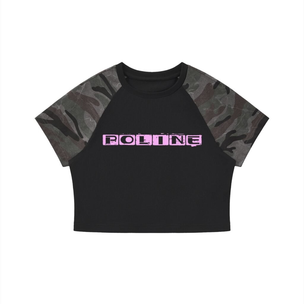 POLINE "ARMY GIRL" Crop-T