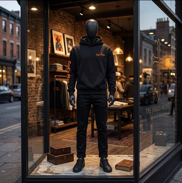 "God's Plan" Essential Heavyweight Hoodie