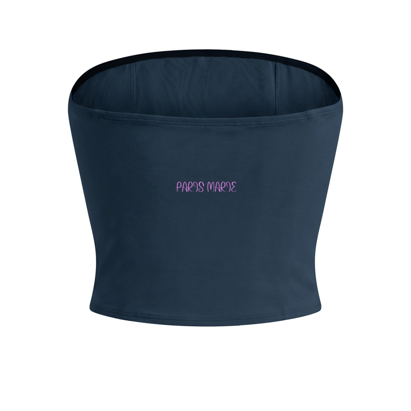 "Paris Marie" Collection Cropped Tube Top - Image 7