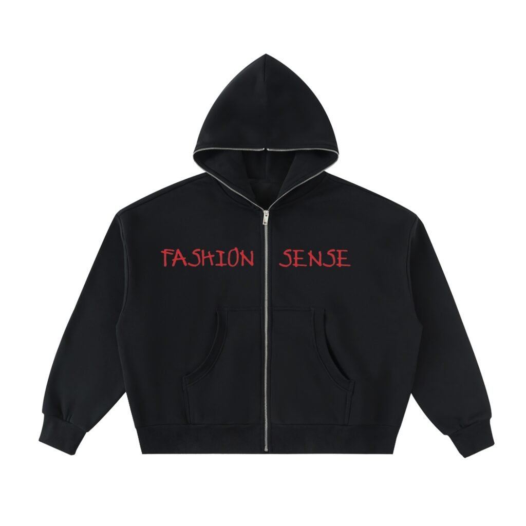 Fashion Sense "Once Upon A Time" Full-Zip Boxy Hoodie