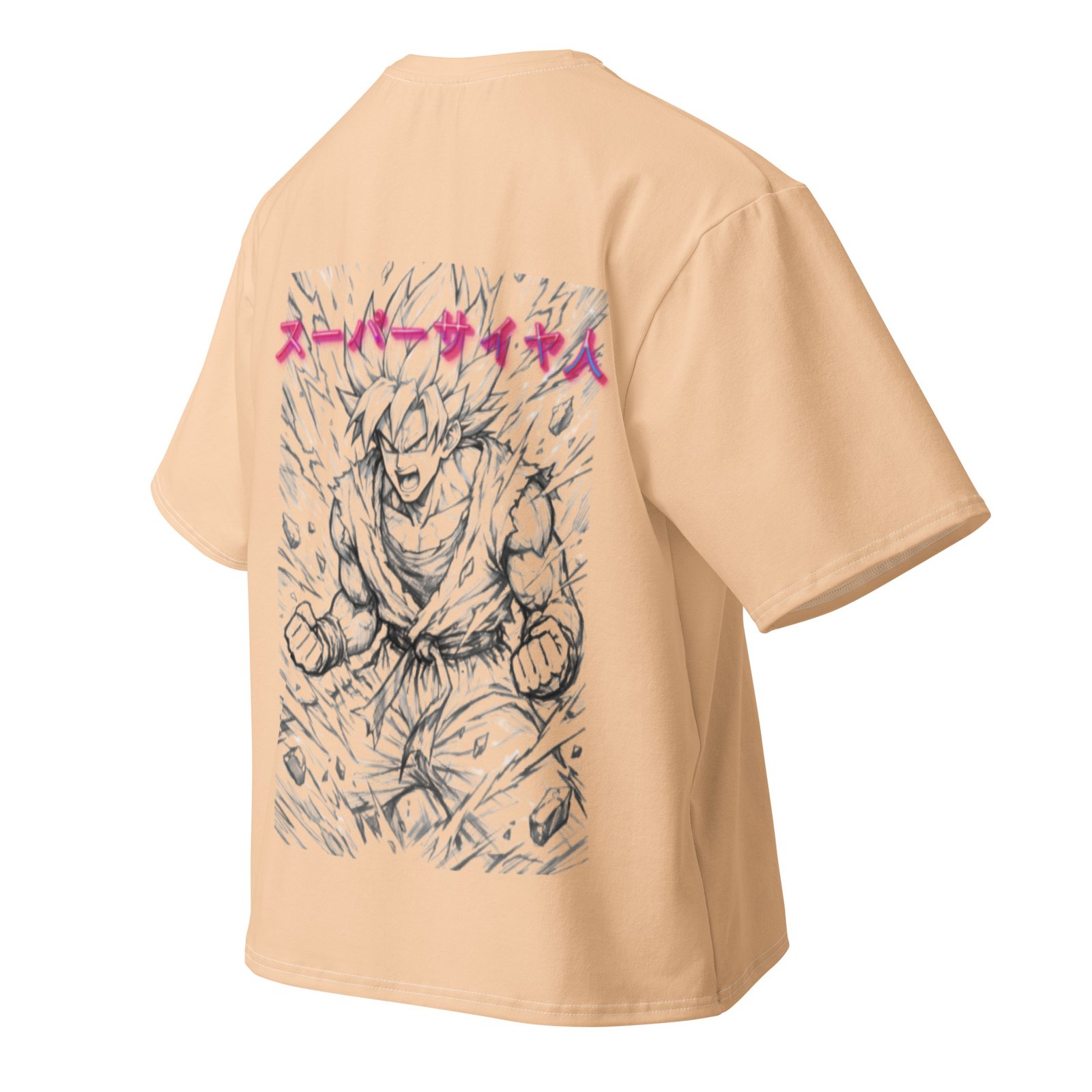 Rockstar "Super Saiyan" Oversized Cotton-T - Image 2