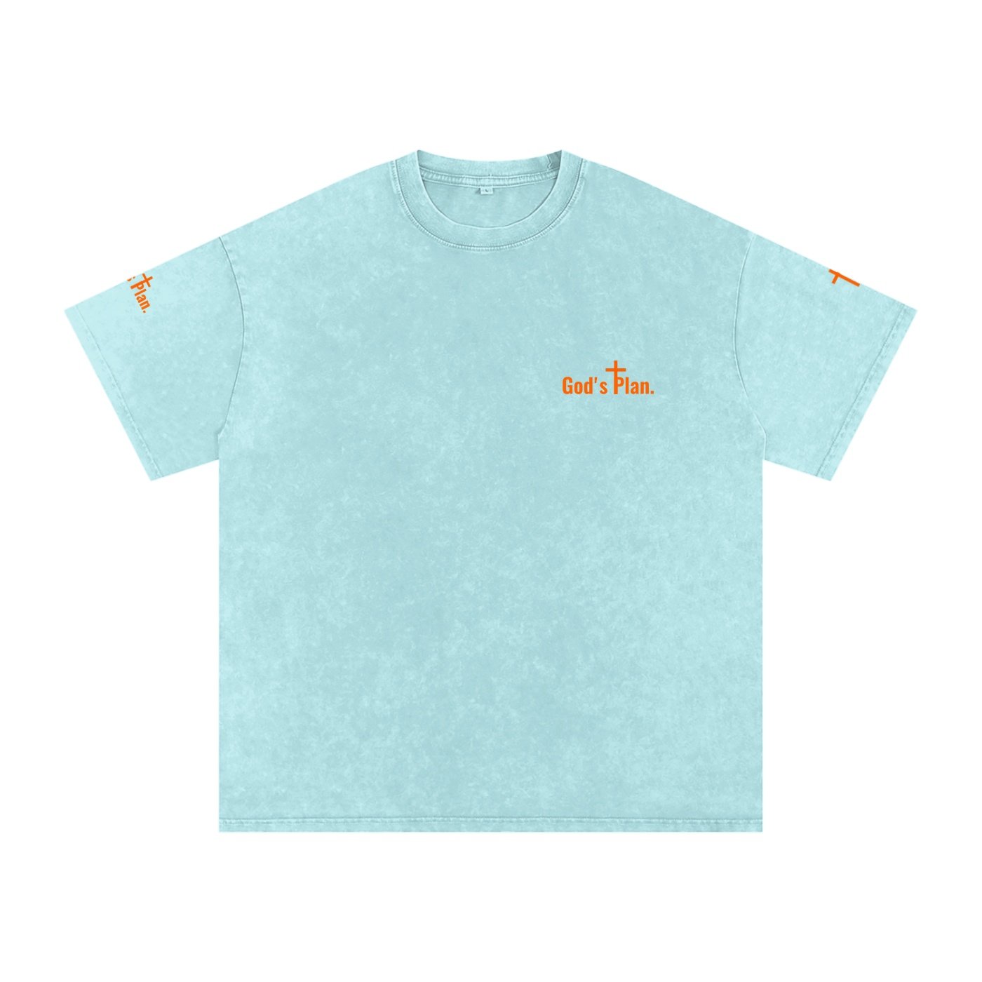 "God's Plan." Collection Full Cotton T-Shirt - Image 4