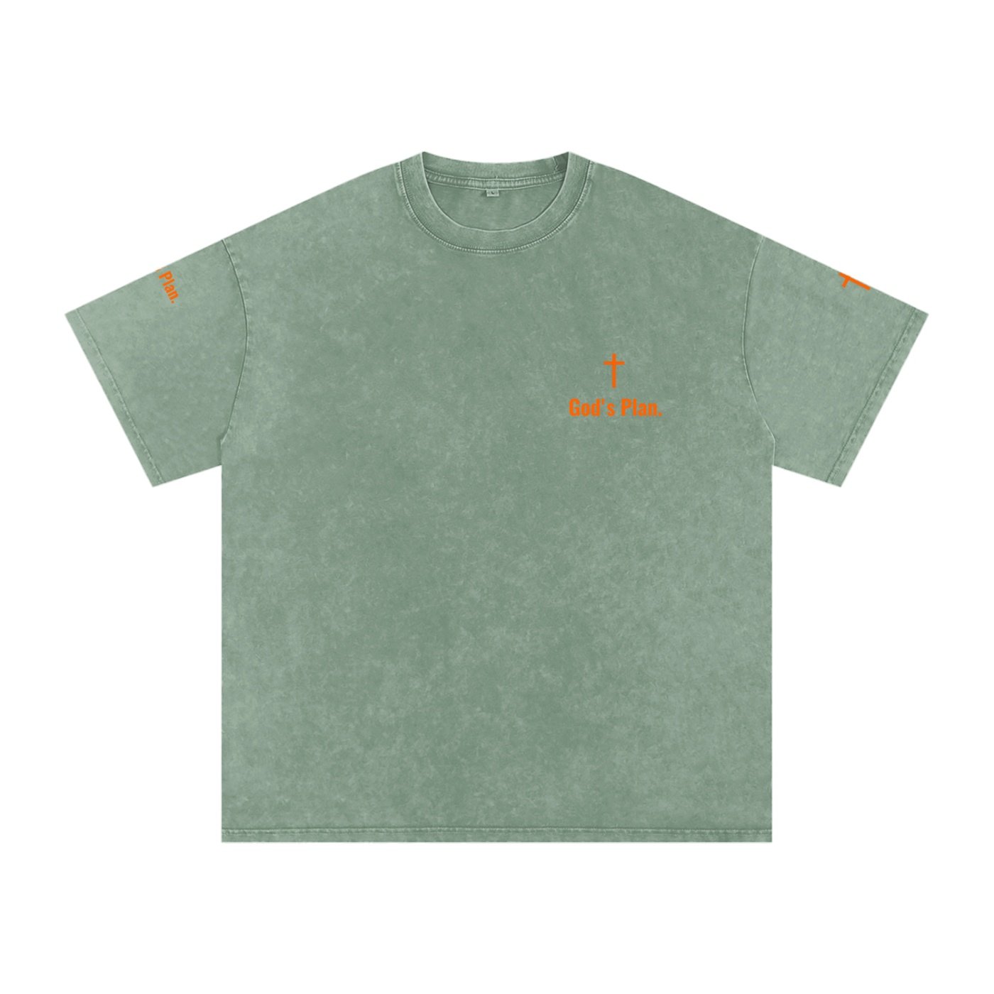 "God's Plan." Collection Full Cotton T-Shirt - Image 10