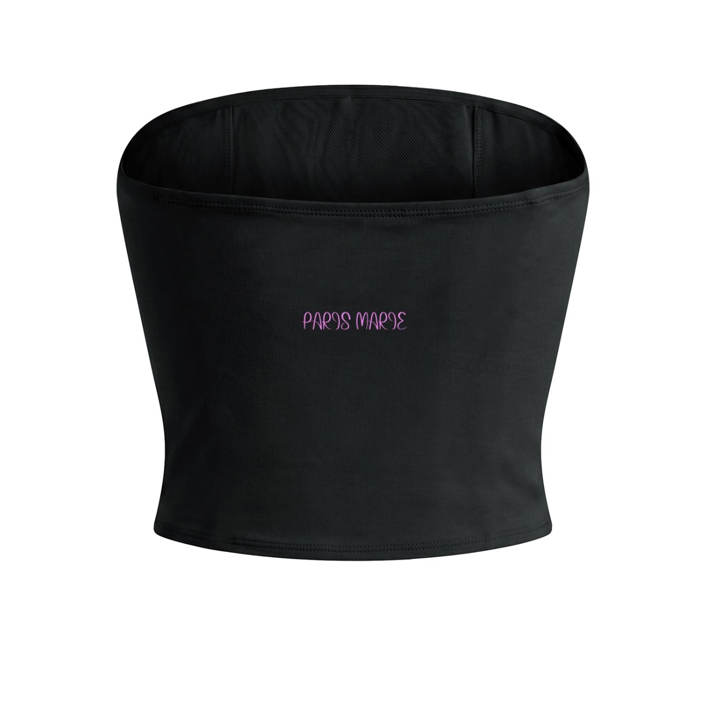 "Paris Marie" Collection Cropped Tube Top - Image 5
