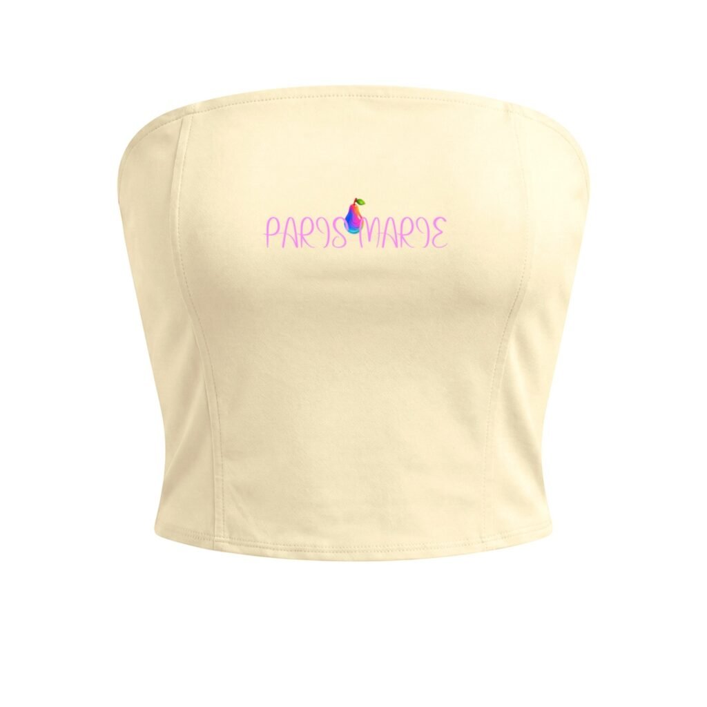 "Paris Marie" Collection Cropped Tube Top